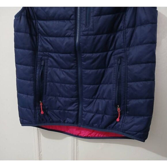 Vineyard vines womens medium blue pink packable lightweight quilted vest - Picture 4 of 10